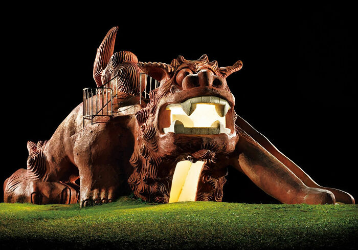 30 Surreal Japanese Playgrounds At Night That Look Like Scenes From Another World By Fujio Kito