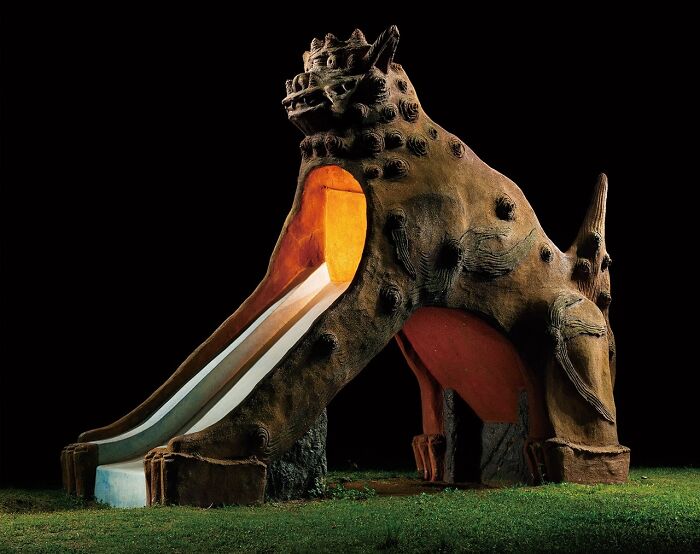 30 Surreal Japanese Playgrounds At Night That Look Like Scenes From Another World By Fujio Kito