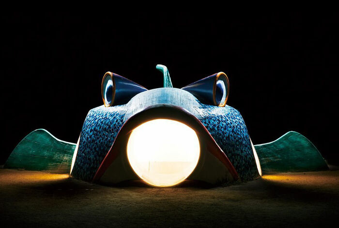 30 Surreal Japanese Playgrounds At Night That Look Like Scenes From Another World By Fujio Kito