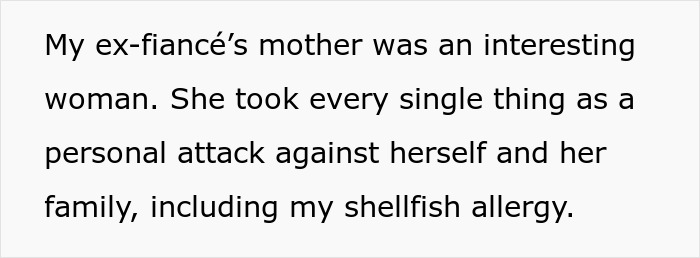 Ex-MIL Lies About Fish Dish As She Feels DIL With Allergy Is Just Being Picky, Leads To ER Visit Ex-MIL Lies About Fish Dish As She Feels DIL With Allergy Is Just Being Picky, Leads To ER Visit