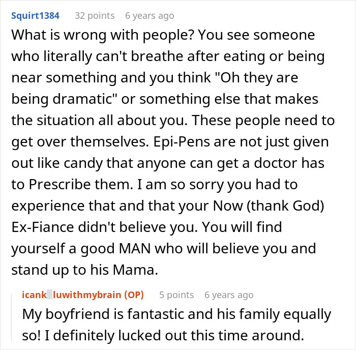 Ex-MIL Lies About Fish Dish As She Feels DIL With Allergy Is Just Being Picky, Leads To ER Visit Ex-MIL Lies About Fish Dish As She Feels DIL With Allergy Is Just Being Picky, Leads To ER Visit