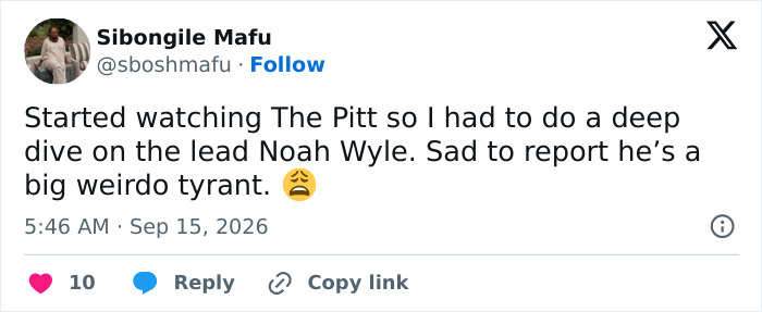 ‘The Pitt’ Star Noah Wyle Hit With Turkey Procedure Rumors, Reignites Furious Backlash After Emmy Win