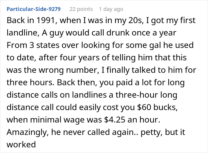 Guy Gets Petty Revenge On Woman Who Gave Out His Number To Avoid Spam Calls For A Decade
