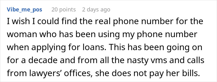 Guy Gets Petty Revenge On Woman Who Gave Out His Number To Avoid Spam Calls For A Decade