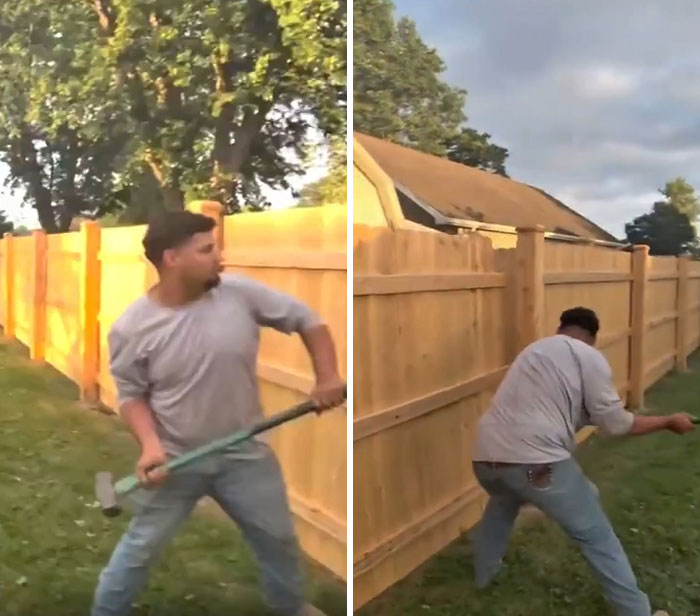 Fence Builders Have Brilliantly Brutal Response After Male Karen Refuses To Pay Them And Threatens To Call ICE