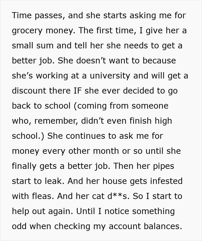 Woman With Traumatic Past Tries To Ruin Daughter’s Finances, But She Won’t Back Down Woman With Traumatic Past Tries To Ruin Daughter’s Finances, But She Won’t Back Down