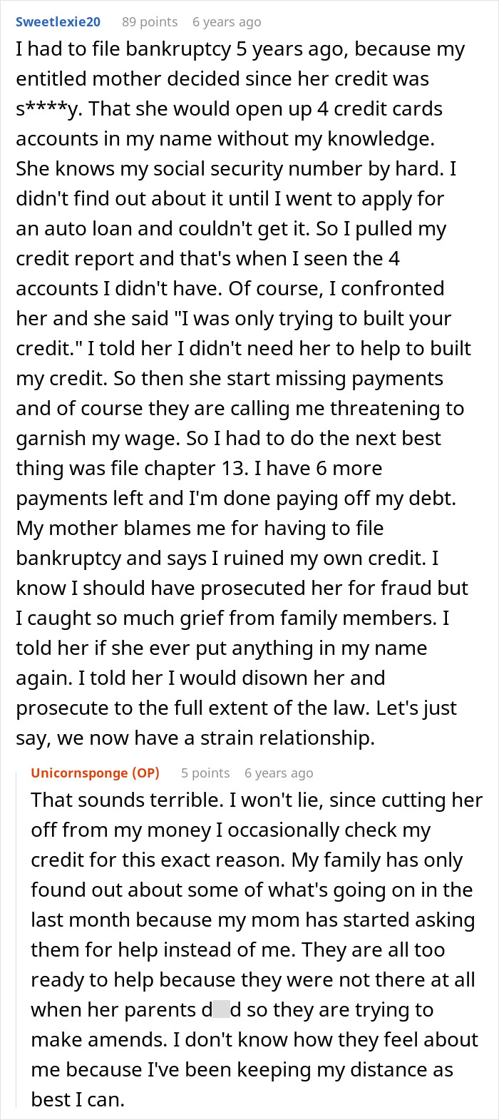 Woman With Traumatic Past Tries To Ruin Daughter’s Finances, But She Won’t Back Down Woman With Traumatic Past Tries To Ruin Daughter’s Finances, But She Won’t Back Down
