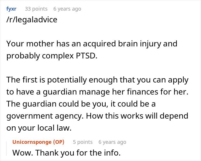 Woman With Traumatic Past Tries To Ruin Daughter’s Finances, But She Won’t Back Down Woman With Traumatic Past Tries To Ruin Daughter’s Finances, But She Won’t Back Down