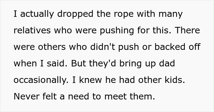 Man Refuses To Feel Bad After Not Saving His Half-Siblings From Foster Care Man Refuses To Feel Bad After Not Saving His Half-Siblings From Foster Care