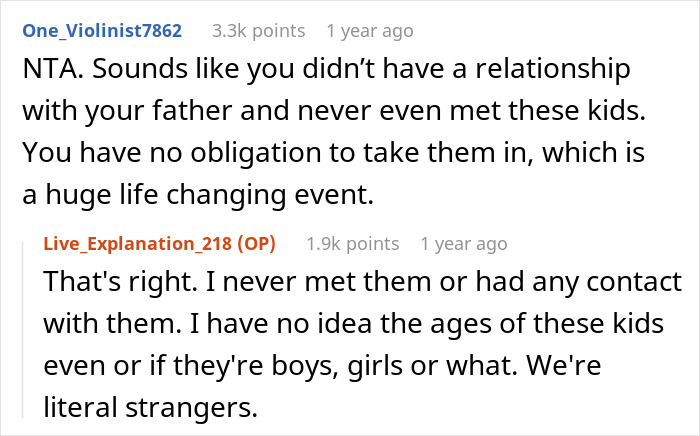 Man Refuses To Feel Bad After Not Saving His Half-Siblings From Foster Care Man Refuses To Feel Bad After Not Saving His Half-Siblings From Foster Care