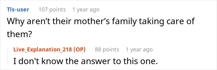 Man Refuses To Feel Bad After Not Saving His Half-Siblings From Foster Care Man Refuses To Feel Bad After Not Saving His Half-Siblings From Foster Care