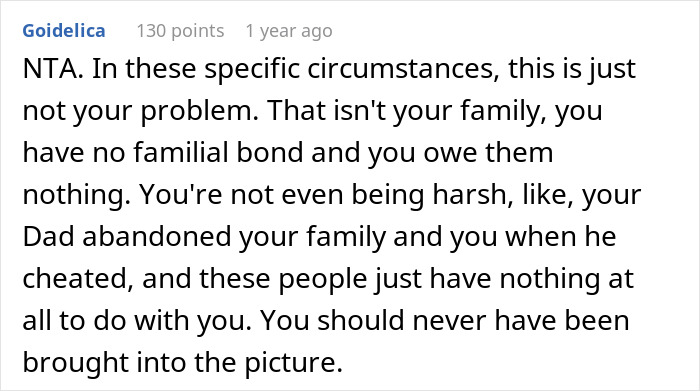Man Refuses To Feel Bad After Not Saving His Half-Siblings From Foster Care Man Refuses To Feel Bad After Not Saving His Half-Siblings From Foster Care