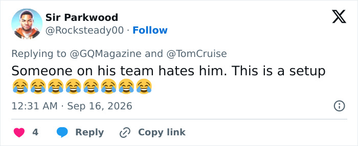 Tom Cruise Gets Ruthlessly Mocked Over &ldquo;Embarrassing&rdquo; New Photoshoot As Fans Zero In On His Unusual Look