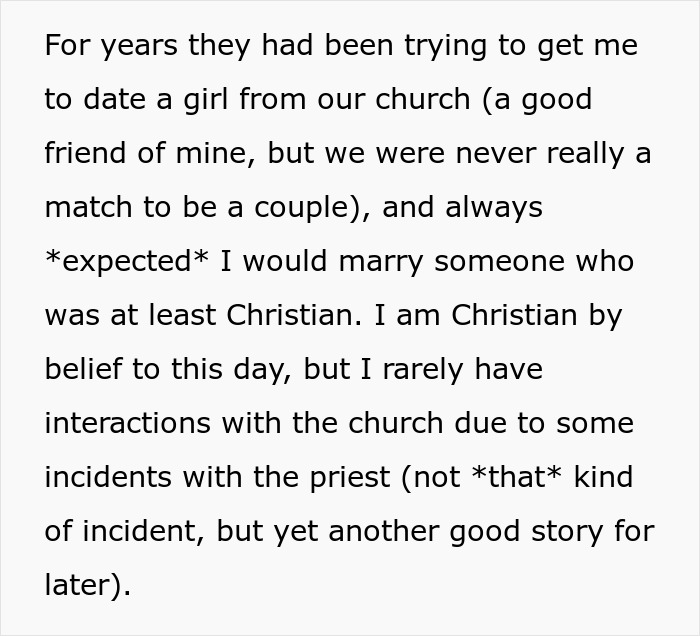 Religious Parents Try To Sabotage Son’s Relationship But Fail When Extended Family Sides With Him