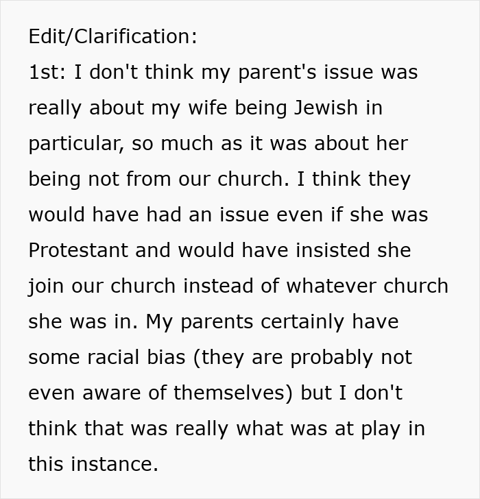 Religious Parents Try To Sabotage Son’s Relationship But Fail When Extended Family Sides With Him