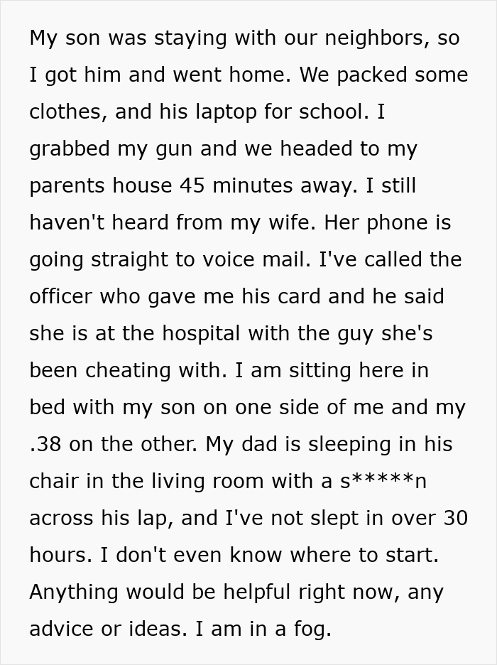 Man Finds Out His Wife Was Cheating When The Police Come To Rule Him Out As A Suspect In A Crime Man Finds Out His Wife Was Cheating When The Police Come To Rule Him Out As A Suspect In A Crime