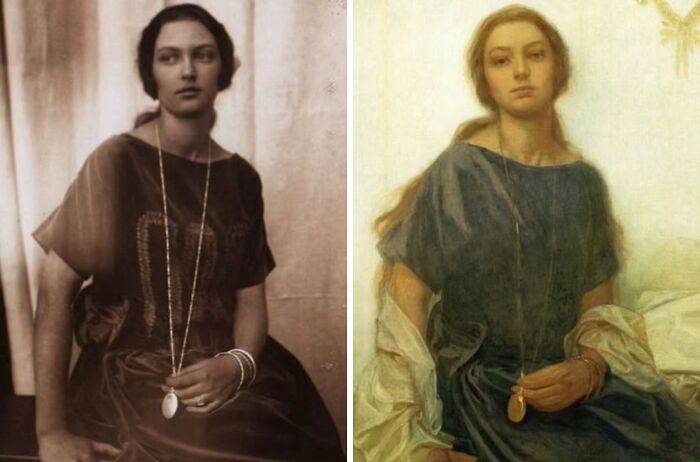12 Iconic Portraits And The Real-Life People Who Inspired Them, As Shared By This Page 12 Iconic Portraits And The Real-Life People Who Inspired Them, As Shared By This Page