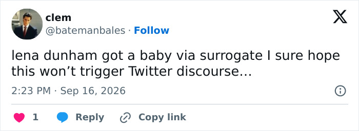 Lena Dunham Faces Furious Backlash After Welcoming First Baby Via Surrogate As Netizens Bring Up Her Past Comments