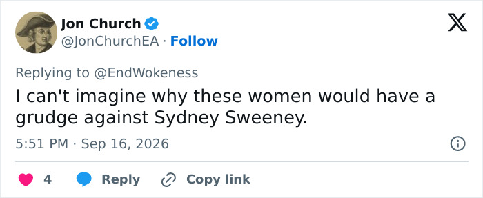 Multiple Journalists Targeted Online After Sydney Sweeney’s New Ad Takes New Heights: “Some Girls Never Grow Up” Multiple Journalists Targeted Online After Sydney Sweeney’s New Ad Takes New Heights: “Some Girls Never Grow Up”