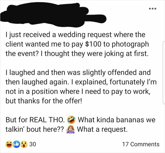 71 Unbelievably Entitled Brides And Grooms Who Took Wedding Demands To Whole New Levels Of Crazy