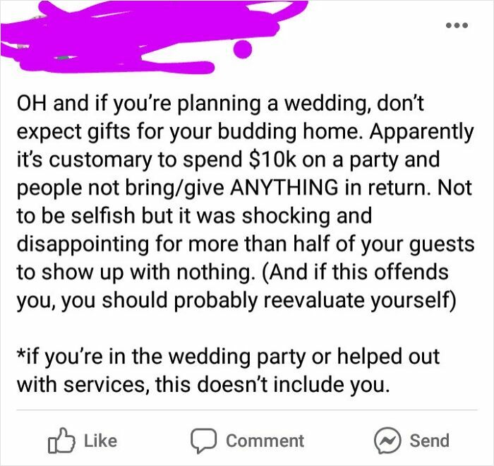 71 Unbelievably Entitled Brides And Grooms Who Took Wedding Demands To Whole New Levels Of Crazy
