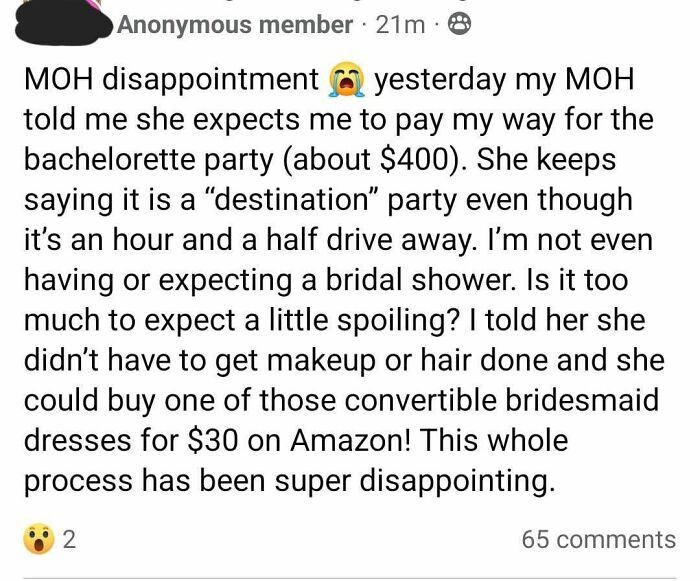 71 Unbelievably Entitled Brides And Grooms Who Took Wedding Demands To Whole New Levels Of Crazy