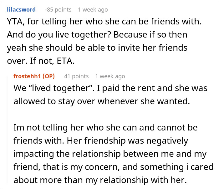 Man Dumps GF Over Her Choice Of Friend And The Internet Validates His Reasoning