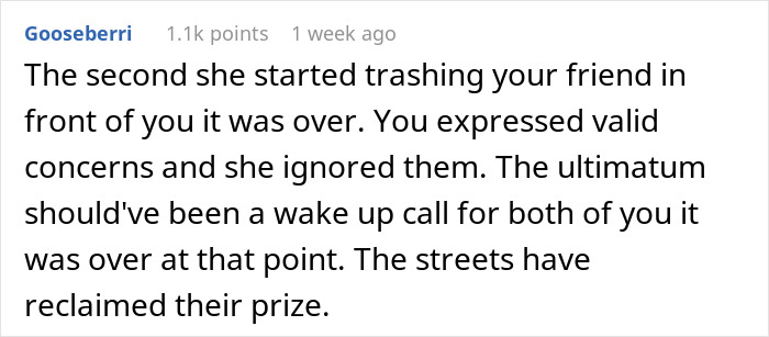 Man Dumps GF Over Her Choice Of Friend And The Internet Validates His Reasoning