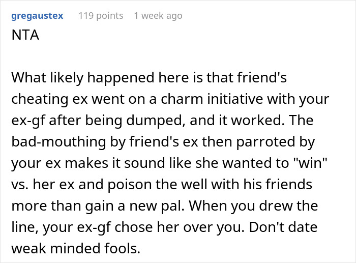 Man Dumps GF Over Her Choice Of Friend And The Internet Validates His Reasoning