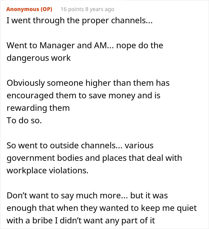 Worker Decides Enough Is Enough, Shows Bosses Why Endangering Employees Is A Very Bad Idea Worker Decides Enough Is Enough, Shows Bosses Why Endangering Employees Is A Very Bad Idea