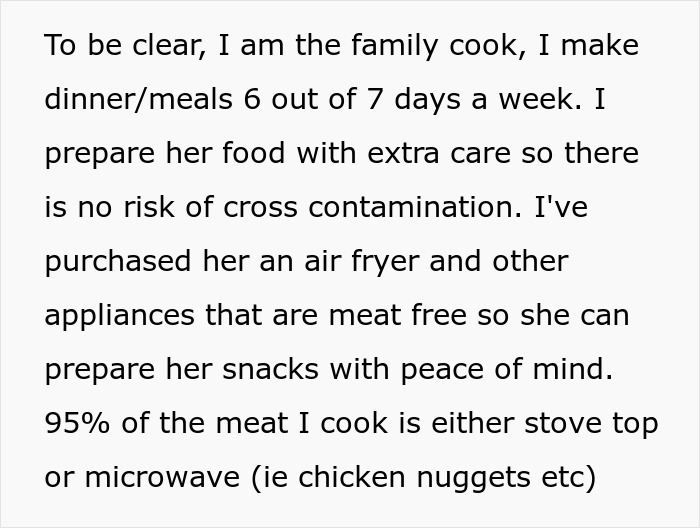 Woman’s Unreasonable Expectation For Her Marriage Surfaces After Spouse Refuses Vegetarian Diet Woman’s Unreasonable Expectation For Her Marriage Surfaces After Spouse Refuses Vegetarian Diet