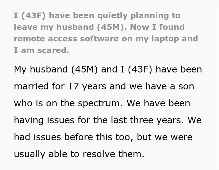 Woman Finds A Suspicious Software In Her Laptop After She Starts Planning To Leave Controlling Husband Woman Finds A Suspicious Software In Her Laptop After She Starts Planning To Leave Controlling Husband