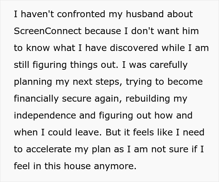 Woman Finds A Suspicious Software In Her Laptop After She Starts Planning To Leave Controlling Husband Woman Finds A Suspicious Software In Her Laptop After She Starts Planning To Leave Controlling Husband