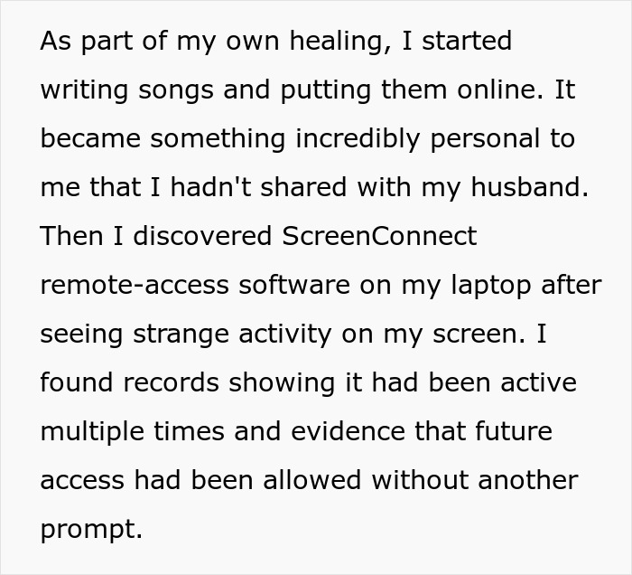 Woman Finds A Suspicious Software In Her Laptop After She Starts Planning To Leave Controlling Husband Woman Finds A Suspicious Software In Her Laptop After She Starts Planning To Leave Controlling Husband