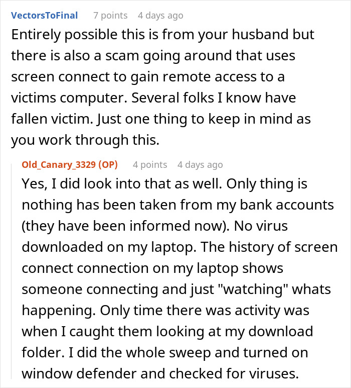 Woman Finds A Suspicious Software In Her Laptop After She Starts Planning To Leave Controlling Husband Woman Finds A Suspicious Software In Her Laptop After She Starts Planning To Leave Controlling Husband