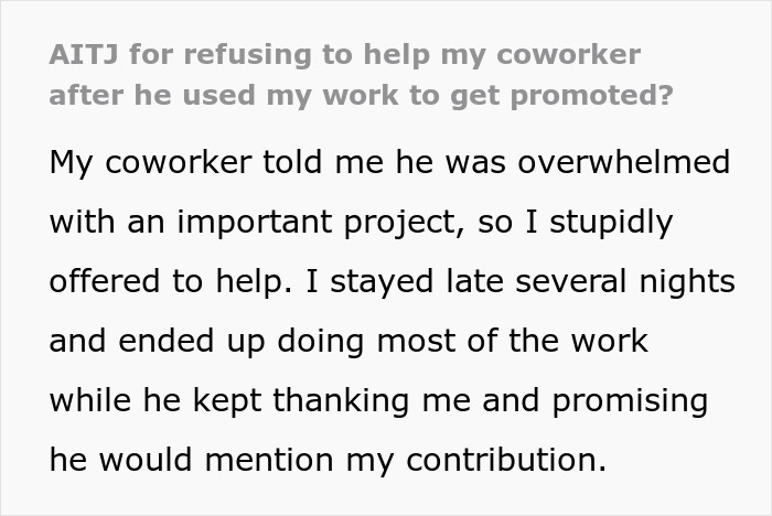 Man Steals Credit From Colleague, But One Meeting With Manager Exposes What Really Happened Man Steals Credit From Colleague, But One Meeting With Manager Exposes What Really Happened