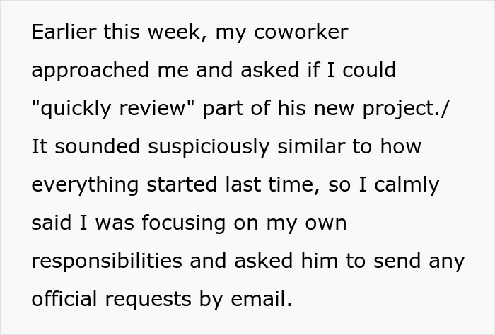 Man Steals Credit From Colleague, But One Meeting With Manager Exposes What Really Happened Man Steals Credit From Colleague, But One Meeting With Manager Exposes What Really Happened