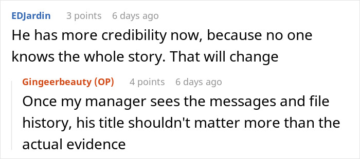 Man Steals Credit From Colleague, But One Meeting With Manager Exposes What Really Happened Man Steals Credit From Colleague, But One Meeting With Manager Exposes What Really Happened