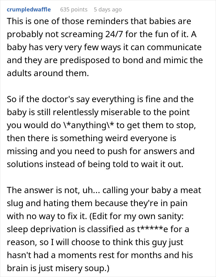 Dad Confesses He Can&rsquo;t Stand His Own Baby And Immediately Gets Torn Apart For Saying It