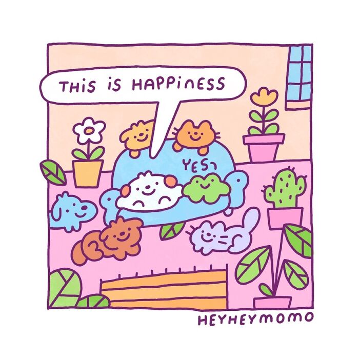 40 New Comics By This Artist About Momo And Forg, Two Tiny Best Friends Who Find Joy In The Little Things 40 New Comics By This Artist About Momo And Forg, Two Tiny Best Friends Who Find Joy In The Little Things