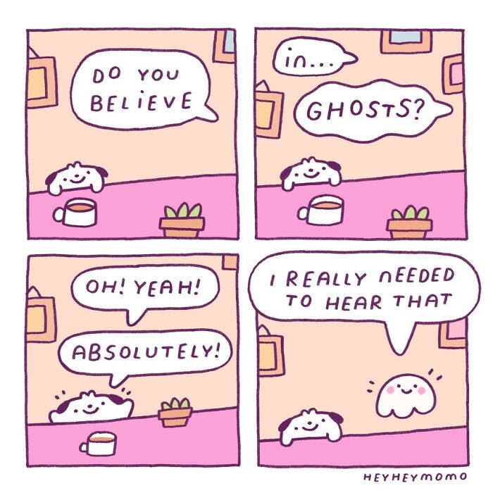 40 New Comics By This Artist About Momo And Forg, Two Tiny Best Friends Who Find Joy In The Little Things 40 New Comics By This Artist About Momo And Forg, Two Tiny Best Friends Who Find Joy In The Little Things