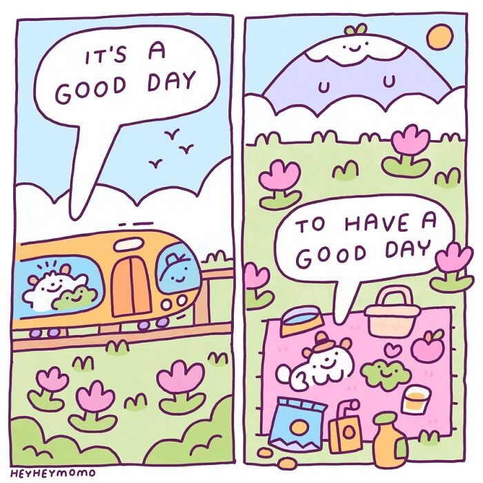 40 New Comics By This Artist About Momo And Forg, Two Tiny Best Friends Who Find Joy In The Little Things 40 New Comics By This Artist About Momo And Forg, Two Tiny Best Friends Who Find Joy In The Little Things