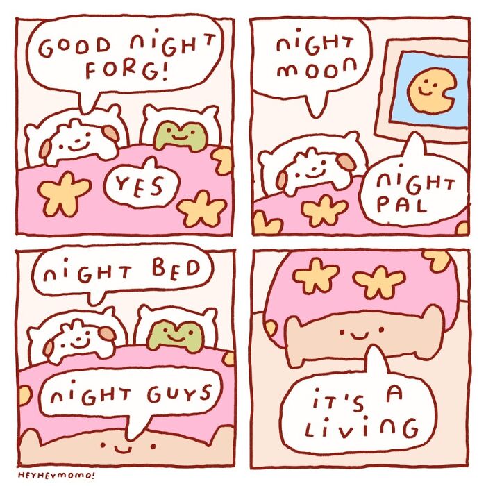 40 New Comics By This Artist About Momo And Forg, Two Tiny Best Friends Who Find Joy In The Little Things 40 New Comics By This Artist About Momo And Forg, Two Tiny Best Friends Who Find Joy In The Little Things
