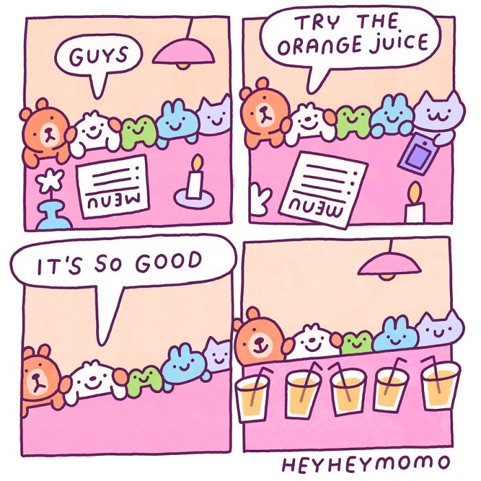 40 New Comics By This Artist About Momo And Forg, Two Tiny Best Friends Who Find Joy In The Little Things 40 New Comics By This Artist About Momo And Forg, Two Tiny Best Friends Who Find Joy In The Little Things
