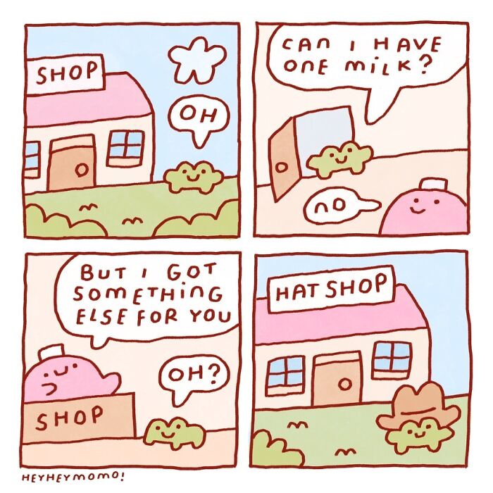 40 New Comics By This Artist About Momo And Forg, Two Tiny Best Friends Who Find Joy In The Little Things 40 New Comics By This Artist About Momo And Forg, Two Tiny Best Friends Who Find Joy In The Little Things