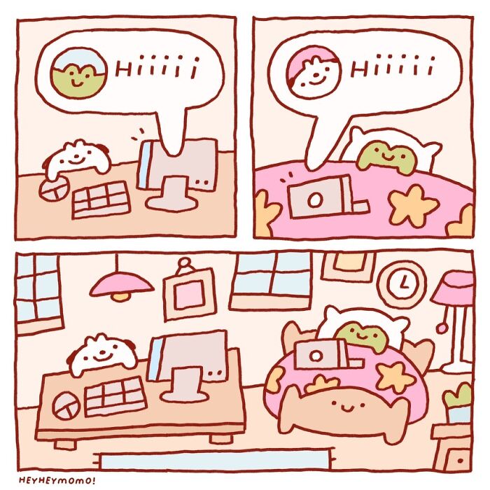 40 New Comics By This Artist About Momo And Forg, Two Tiny Best Friends Who Find Joy In The Little Things 40 New Comics By This Artist About Momo And Forg, Two Tiny Best Friends Who Find Joy In The Little Things