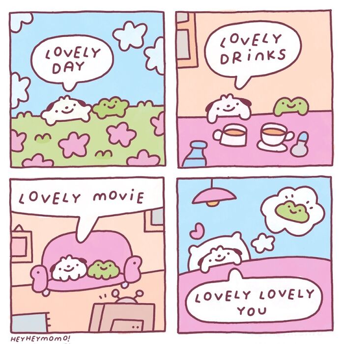 40 New Comics By This Artist About Momo And Forg, Two Tiny Best Friends Who Find Joy In The Little Things 40 New Comics By This Artist About Momo And Forg, Two Tiny Best Friends Who Find Joy In The Little Things