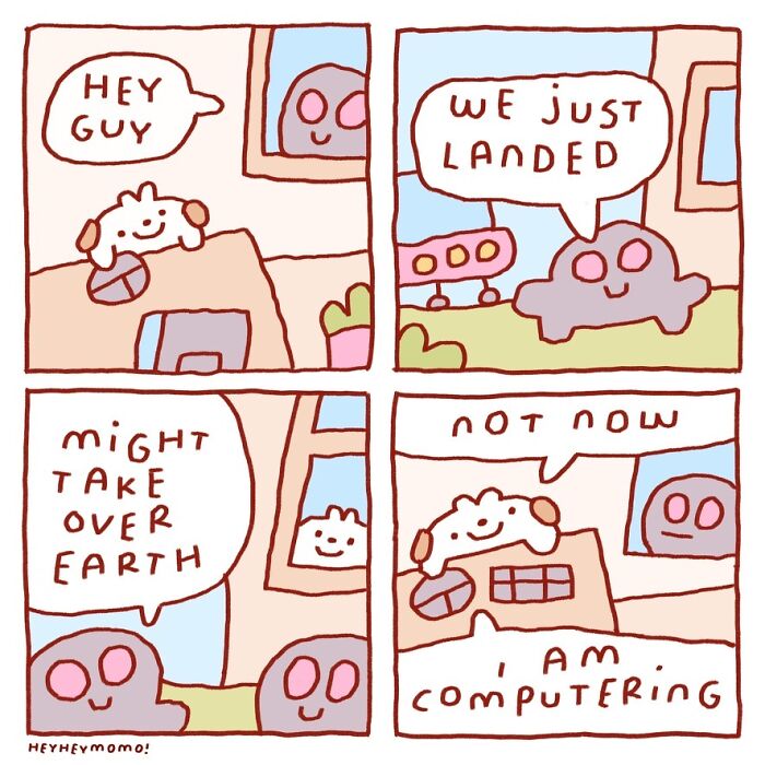40 New Comics By This Artist About Momo And Forg, Two Tiny Best Friends Who Find Joy In The Little Things 40 New Comics By This Artist About Momo And Forg, Two Tiny Best Friends Who Find Joy In The Little Things