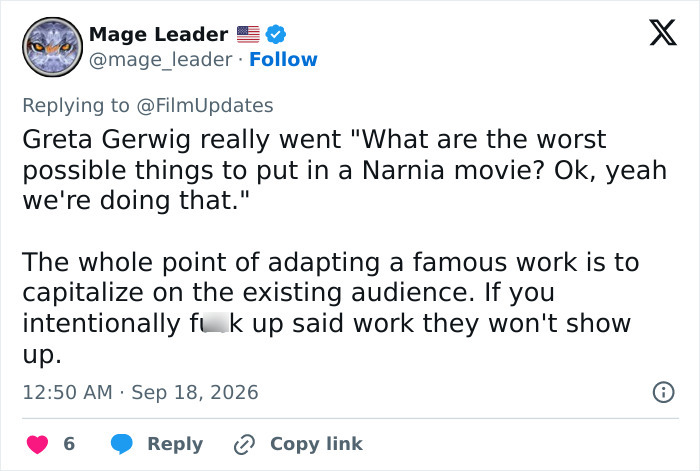 “One Large Humiliation Ritual”: Female Director Hit With Religious Backlash Over Fantasy Adaptation “One Large Humiliation Ritual”: Female Director Hit With Religious Backlash Over Fantasy Adaptation
