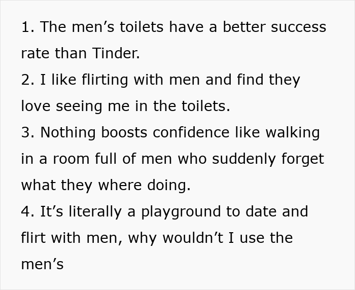 Trans Woman Stirs The Pot By Going Into The Men’s Bathroom And People Have A Lot To Say